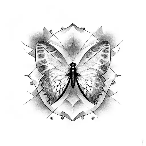 Mair name turn into butterfly tattoo design idea