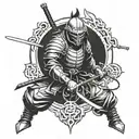 ronin ambition  tattoo design idea