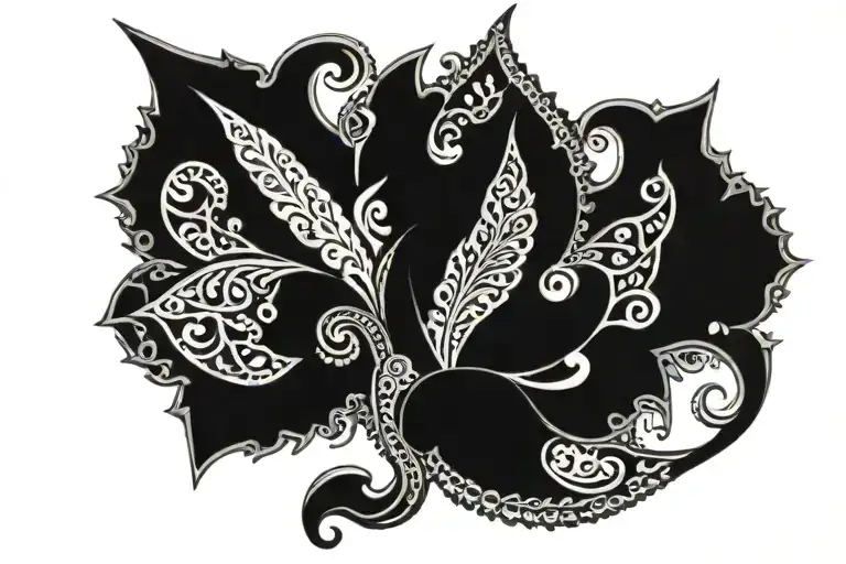 the name paisley  tattoo design idea