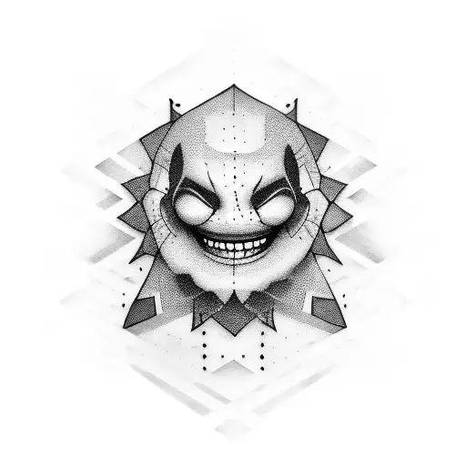 smile tattoo design idea
