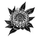 protea bdsm tattoo design idea