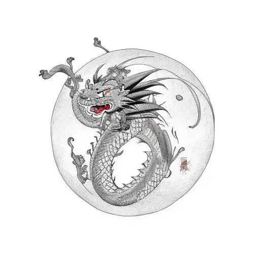 Dragonball tattoo design idea