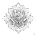 Lotus Flower tattoo design idea