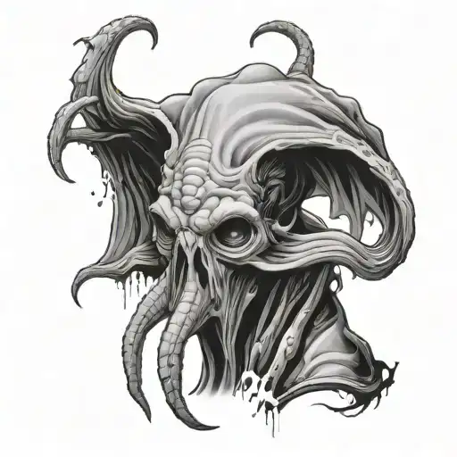 mind Flayer tattoo design idea