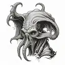mind Flayer tattoo design idea
