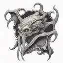 mind Flayer tattoo design idea