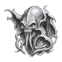 mind Flayer tattoo design idea