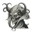 mind Flayer tattoo design idea