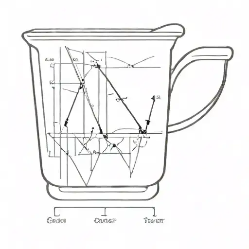 measuring cup, world, struggle tattoo design idea