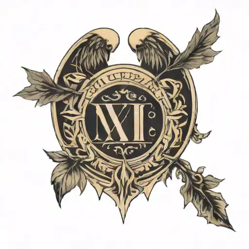 neck Roman numerals 2006 tattoo design idea