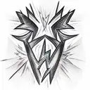 Lightning Bolt tattoo design idea