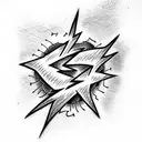 Lightning Bolt tattoo design idea