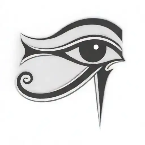 the eye of horus tattoo design idea