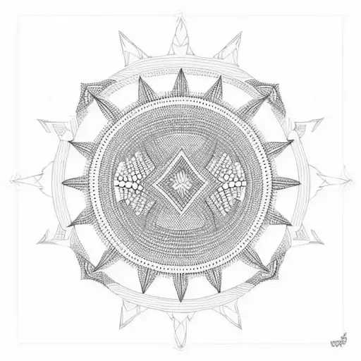 Ethiopian pattern  tattoo design idea