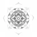 Ethiopian pattern  tattoo design idea