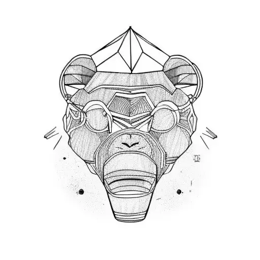 monkey  tattoo design idea