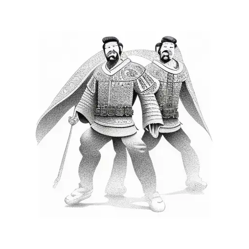 Great Wall of china tattoo design idea