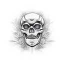 dance skeleton  tattoo design idea