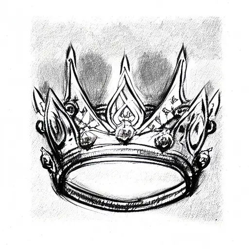 Queen's Crown tattoo design idea