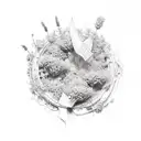 Lavender tattoo design idea