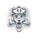 hot dog tattoo design idea