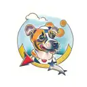 hot dog tattoo design idea