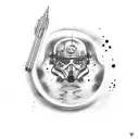 Order 66 traurig mit Fives tattoo design idea