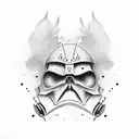 Order 66 traurig mit Fives tattoo design idea