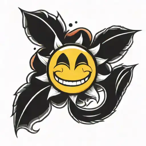 nirvana smiley face tattoo tattoo design idea