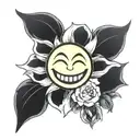 nirvana smiley face tattoo tattoo design idea