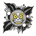 nirvana smiley face tattoo tattoo design idea