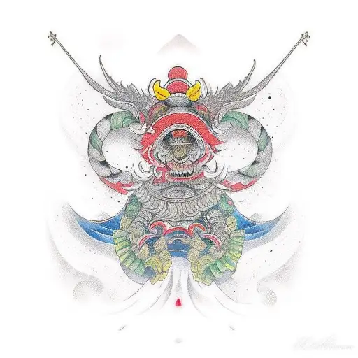 Моль tattoo design idea