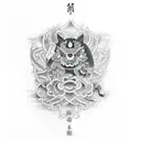 Моль tattoo design idea