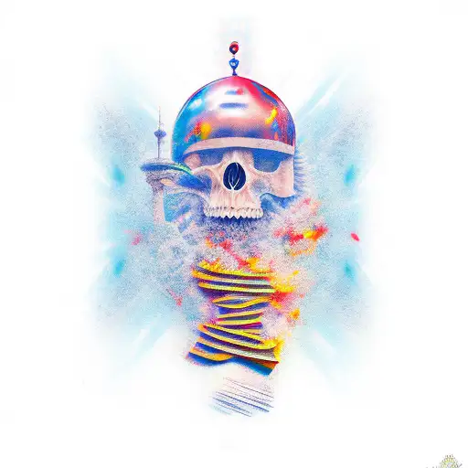 Capital letters mpm tattoo design idea