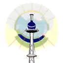 space needle tattoo design idea