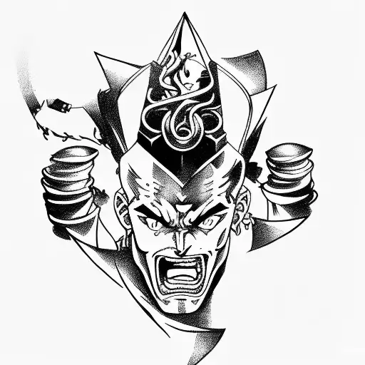 Jojo's bizarre adventure tattoo design idea