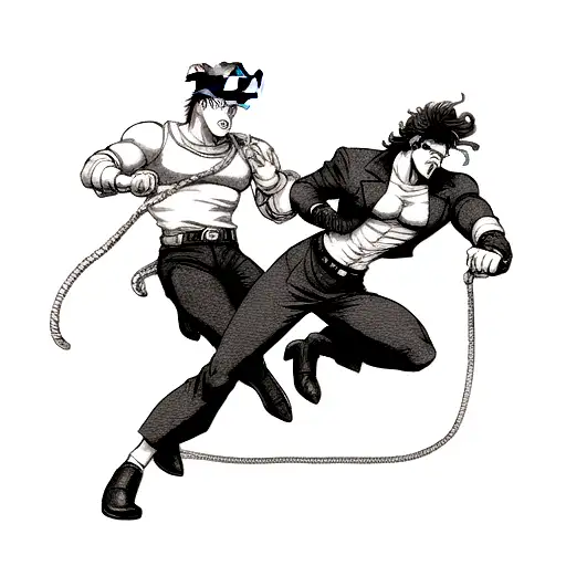 Jojo's bizarre adventure tattoo design idea