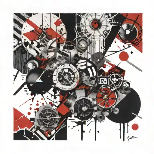 1984 year born tattoo design idea