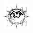 eye o'clock rose time  tattoo design idea