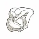 sissyphus pushing the boulder tattoo design idea