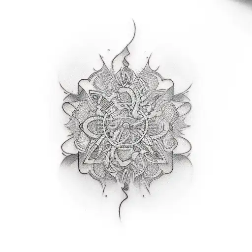 spray can tattoo design idea