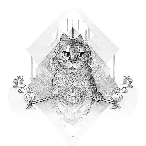 happiness over history tattoo design idea