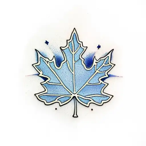 Maple Leaf tattoo design idea