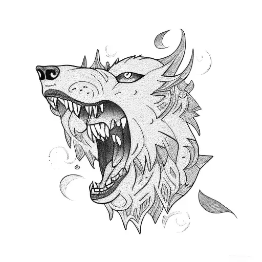 Werewolves of london tattoo design idea