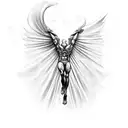 Falling Icarus tattoo design idea