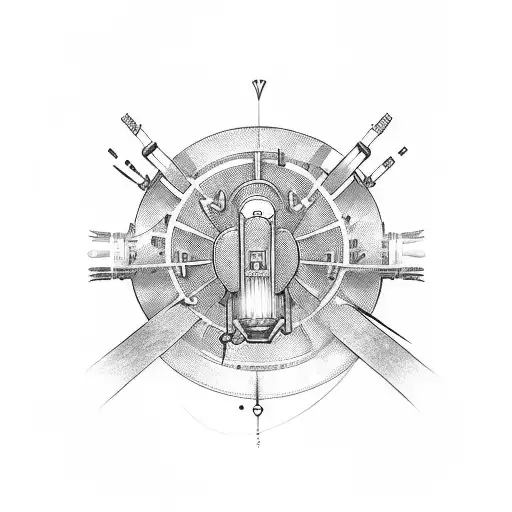 Robot Arm. Nikola Tesla Shumatsu no Valkyre tattoo design idea