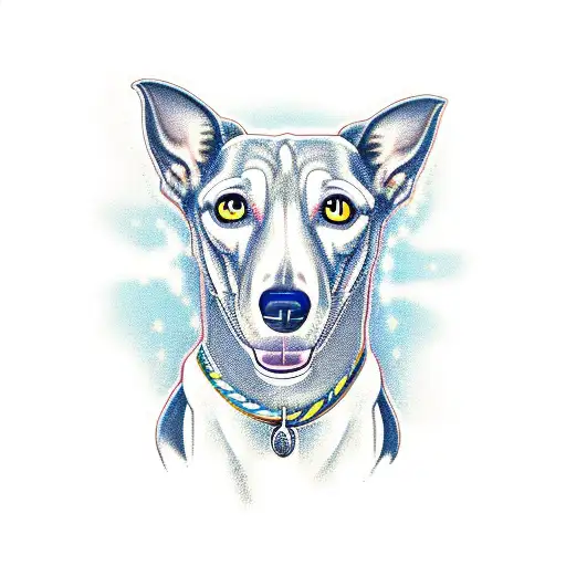 gillians island greyhound tattoo design idea