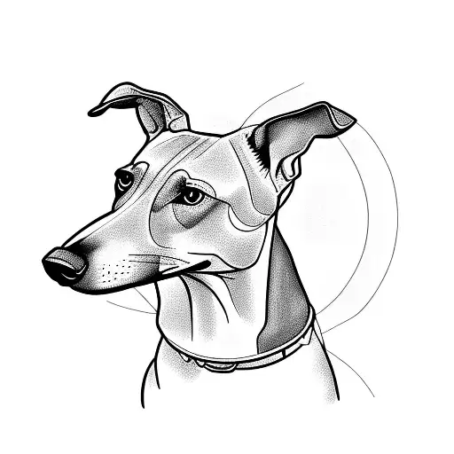 greyhound gilligands island  tattoo design idea