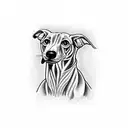gillians island greyhound tattoo design idea