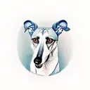 gillians island greyhound tattoo design idea